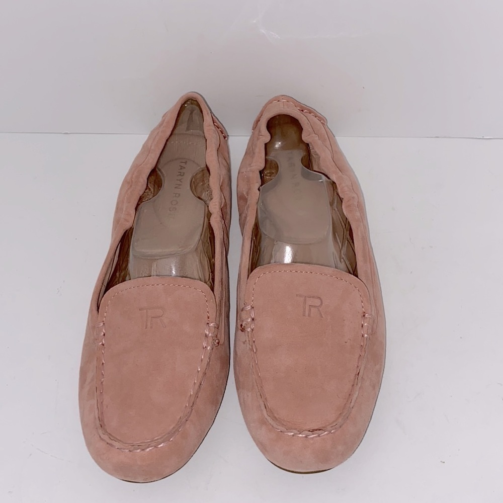 Taryn Rose suede pale pink flat women’s  shoes size 8.5